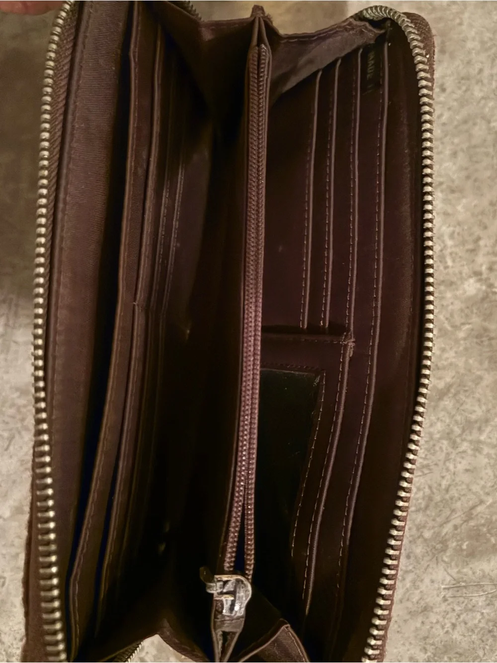 The Sak Crochet zippered wallet